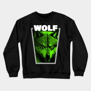 Angry Wolf Crewneck Sweatshirt